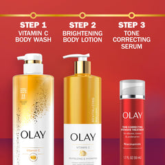 Olay Tone Correcting Cream hydration focus with 24-hour moisture barrier support.