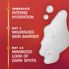 Olay Tone Correcting Cream texture shows lightweight, fast absorption.