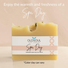 Old Soul Spa Day Soap vegan-cruelty-free formula cleanses with plant-based ingredients.