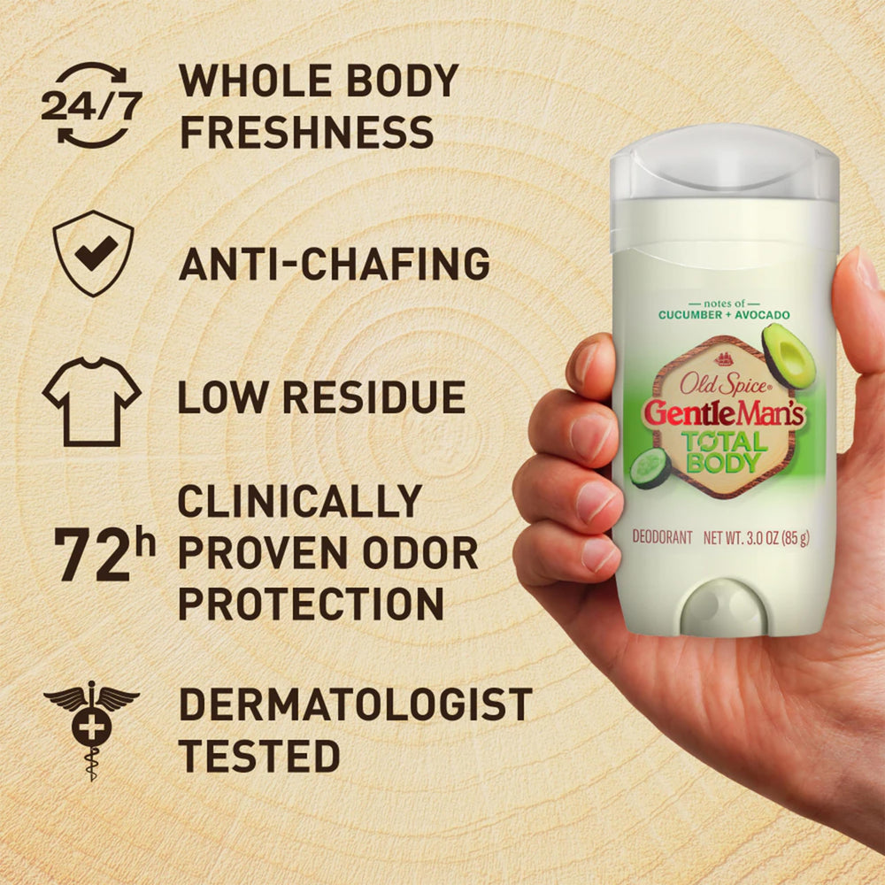 Old Spice 3-pack ready for gym bag or travel use.
