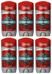 Old Spice Aqua Reef deodorant stick front view for long-lasting freshness