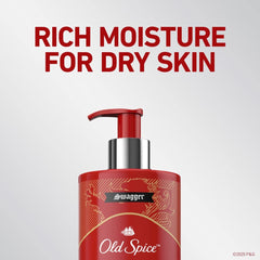 Old Spice Argon Oil infusion graphic signaling nourishing daily moisture