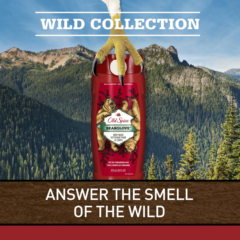 Bearglove dispensing action demonstrates easy, quick shower prep.