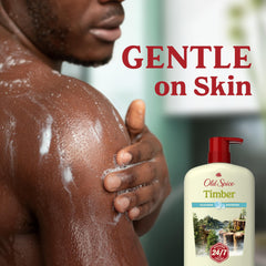 Old Spice Cleansing Body Wash pack4-30oz bottles stacked for value.
