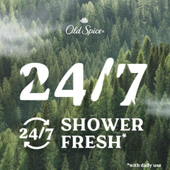 Old Spice Cleansing Body Wash label-closeup notes Vitamin B3 for skin-friendly care.