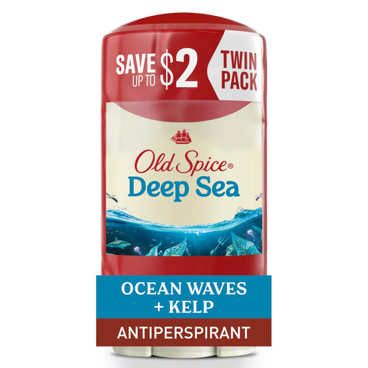 Old Spice Dry Feel bottle pour showing 24/7 protection for active days