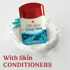 Old Spice Dry Feel dry-apply action shows quick-dry formula for busy mornings