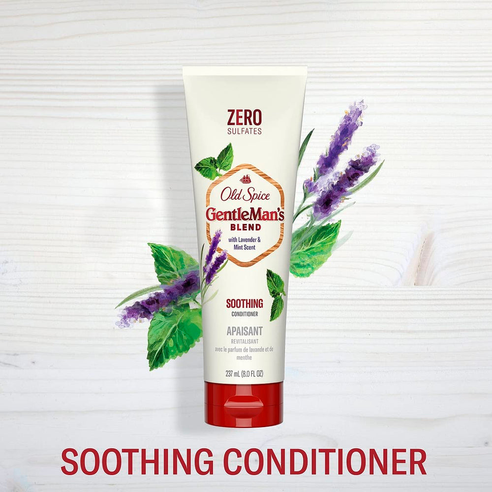 Old Spice Gentlemans Blend set packaging on shelf, premium grooming duo.