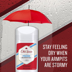Old Spice High Endurance clear coverage for invisible protection.