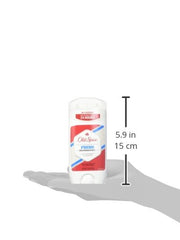 Three Old Spice anti-perspirant sticks arranged for travel and daily use