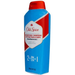 Old Spice High Endurance label close-up highlights bold branding