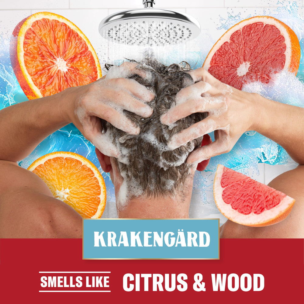 Old Spice Krakengard barbershop scent note aroma cues.