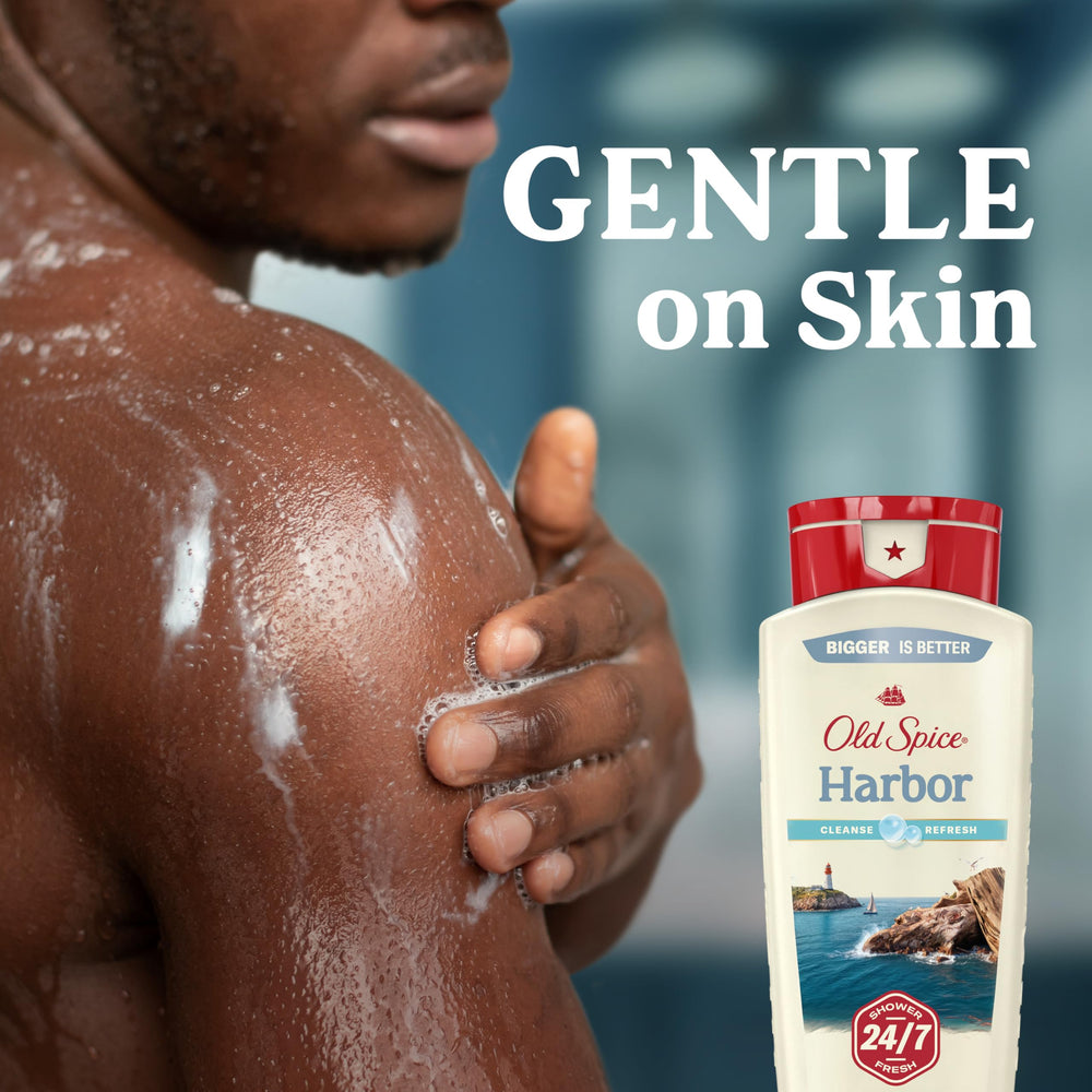Old Spice Harbor long-lasting scent can accompany you after shower.