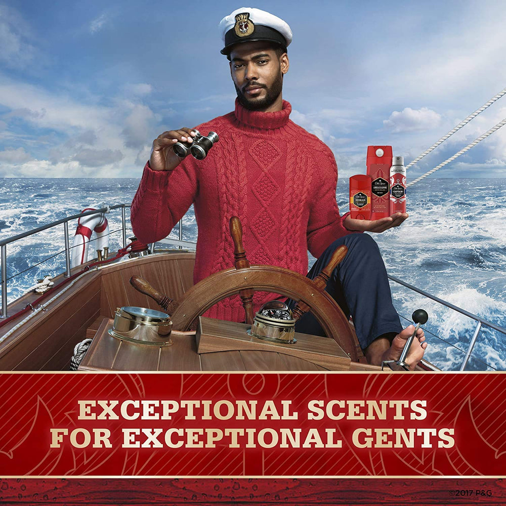 Old Spice sandalwood ocean essence scent evokes freshness