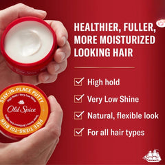 Old Spice Swagger classic pomade for flexible hold.
