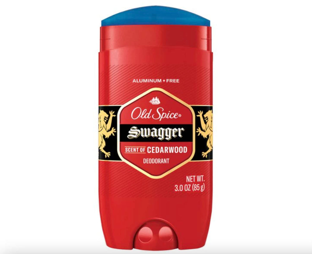Four-pack Old Spice Swagger deodorant ready for travel or gym