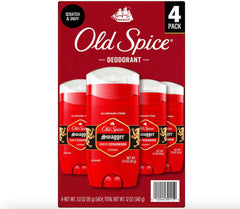 Old Spice Swagger deodorant stick being applied for daily freshness