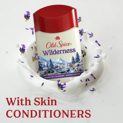 Old Spice Wilderness mint notes detail for a refreshing scent