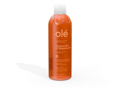 OLÉ fruit blend shampoo bottle showcasing color-safe cleansing for vibrant hair