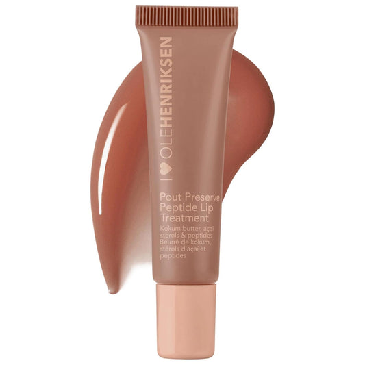 Ole Henriksen Pout Preserve Lip Treatment Creme Brulee tube for daily hydration and lip definition