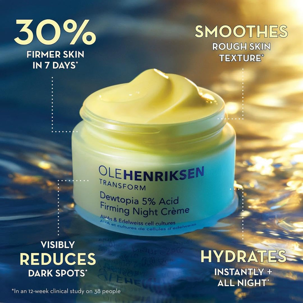 Lemon sugar scent shot hints a refreshing nightly skincare ritual.