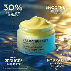Lemon sugar scent shot hints a refreshing nightly skincare ritual.