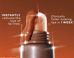 Lips after applying Ole Henriksen Pout Preserve Lip Treatment for a subtle gloss and hydration