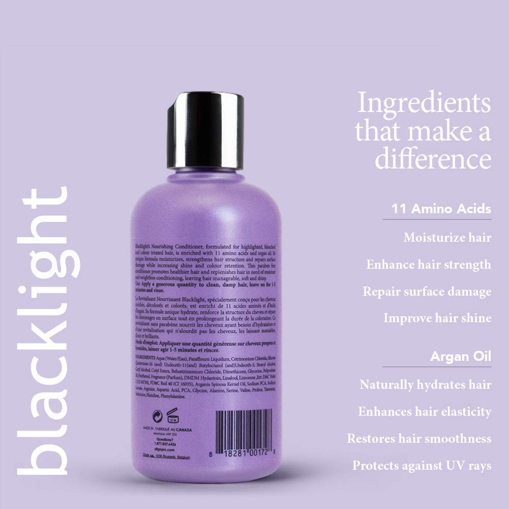 Oligo Blacklight Nourishing Conditioner jar 8-5oz emphasizing generous size