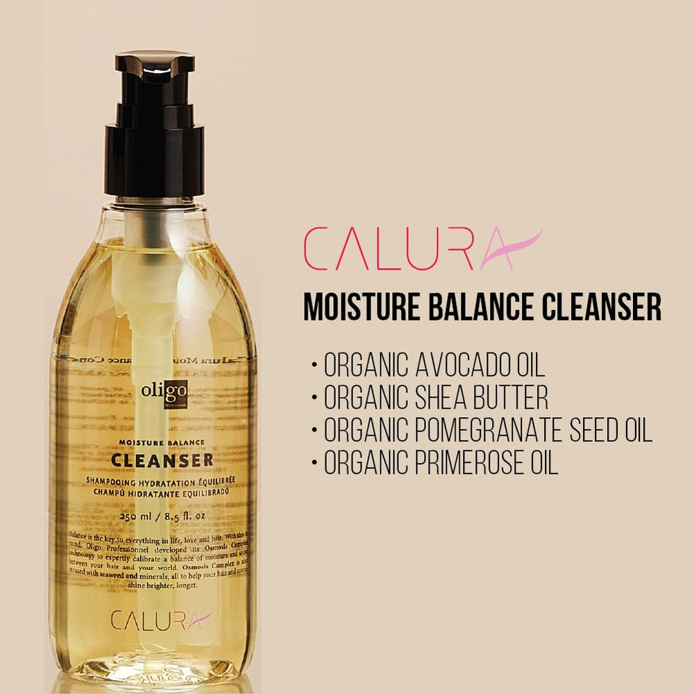 Oligo Calura Moisture Balance Cleanser rich lather emphasizing minerals