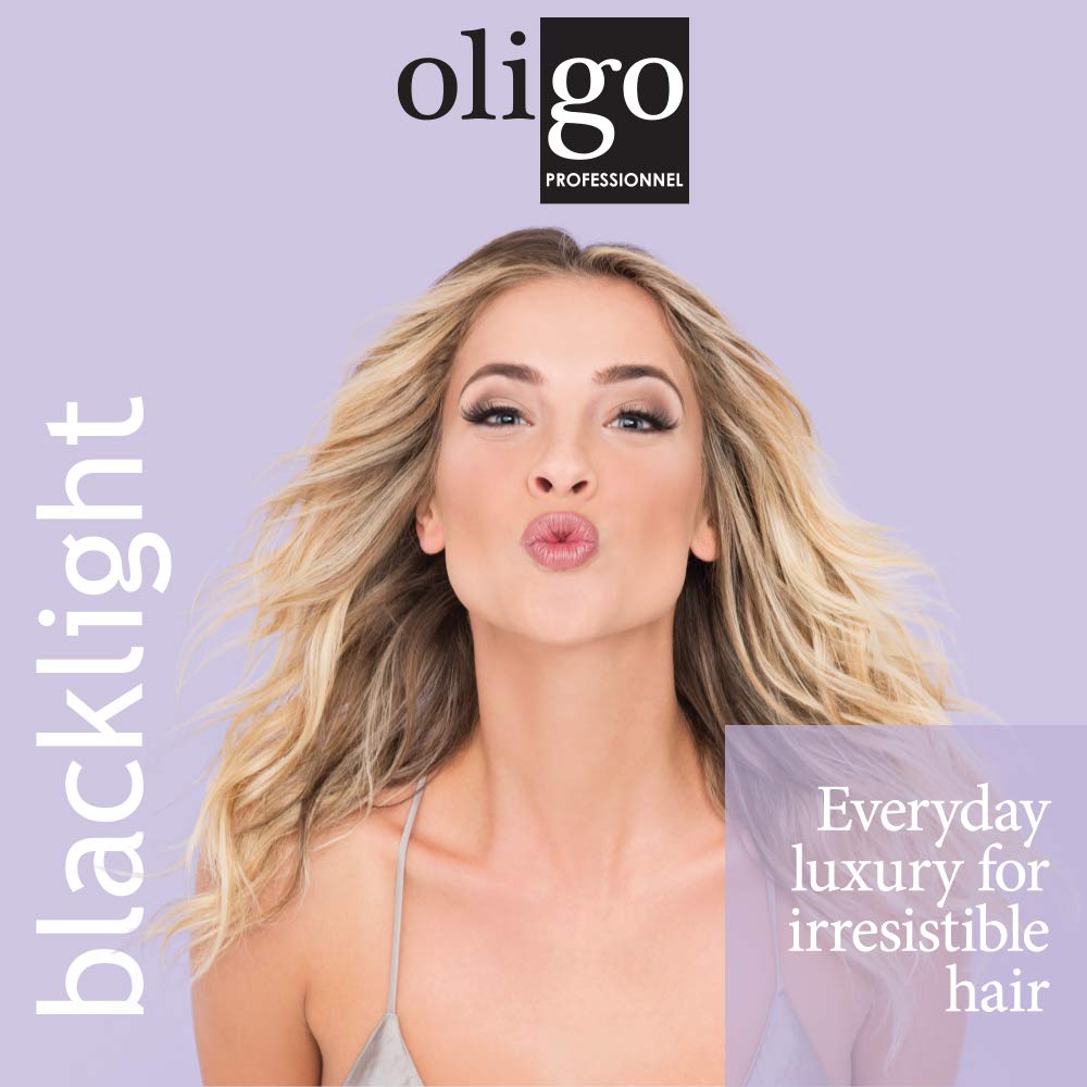 Oligo Professionnel Blacklight Dry Shampoo vegan ingredients underline ethical hair care.