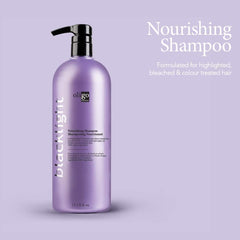 Oligo Professionnel Blacklight bottle back label detailing sulfate-free formula.
