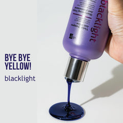 Oligo Professionnel Blacklight Violet Shampoo pump bottle for even application