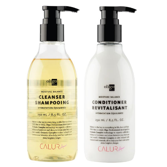 Oligo Professionnel Calura Cleanser bottle showing color-safe vegan formula for gentle cleansing.