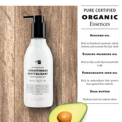 Oligo Calura Moisture Balance conditioner on dry hair for shine boost