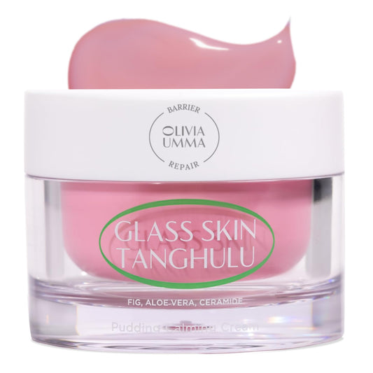 OLIVIAUMMA Glass Skin Tanghulu Fig Pudding jar delivering deep hydration for radiant skin