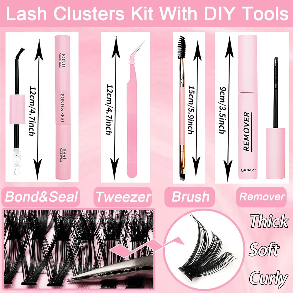 OLLAVO Bond and Seal with tweezers for secure, long-lasting wear