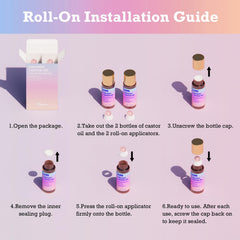Olvaxin roll-on design enables easy on the go moisturization.
