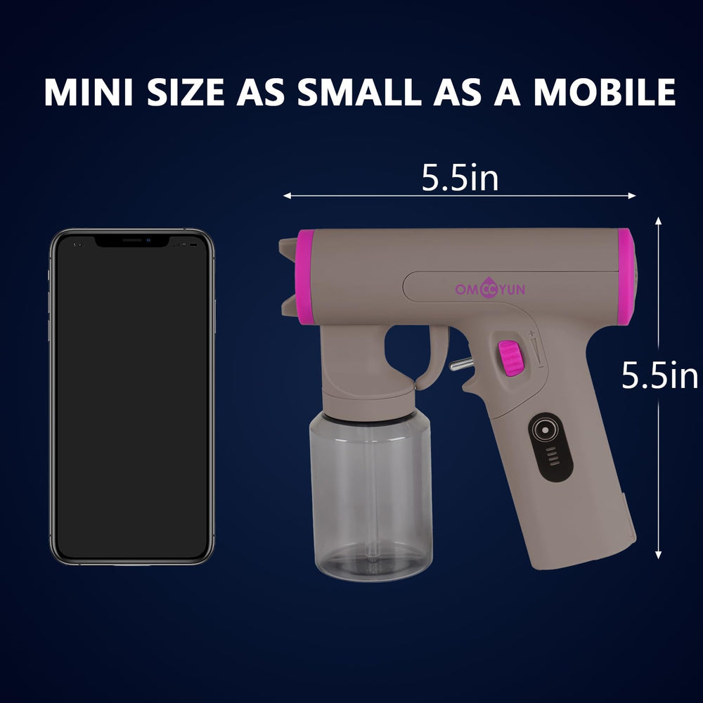 OMCCYUN spray tan gun with USB charging for easy power anywhere.