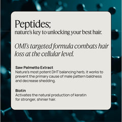 OMI WellBeauty DHT-blocking herbal blend emphasizes natural protection against thinning