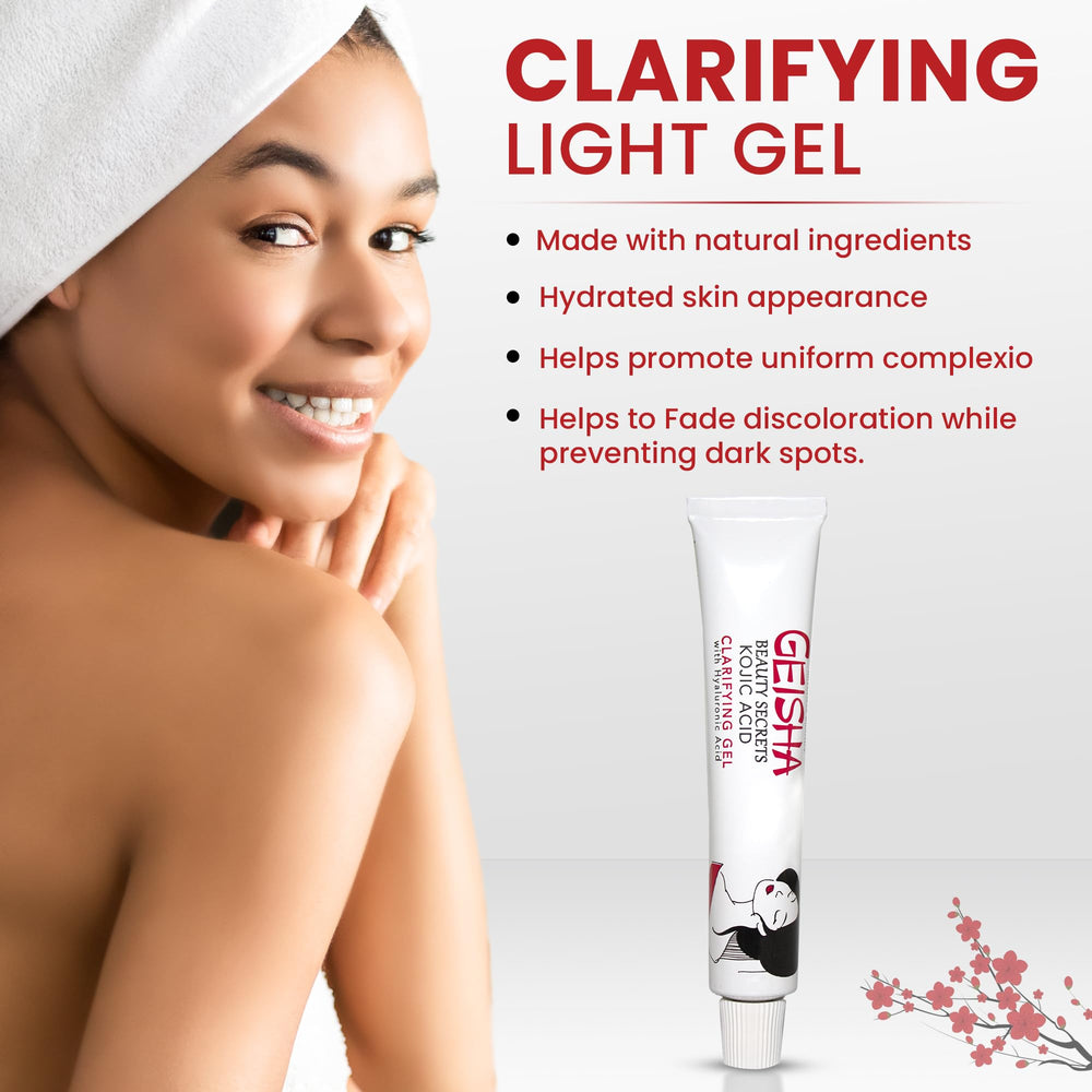 Texture close-up of Geisha Gel illustrating lightweight, non-greasy feel