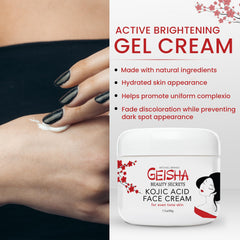 OMIC Geisha Kojic Cream used on elbows and hands