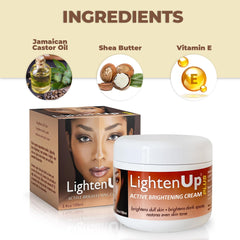 OMIC Lighten-Up Plus face application showing smooth, daily-use glow.