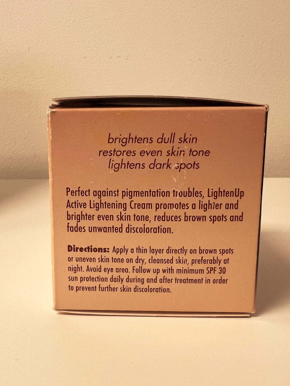 OMIC Lighten-Up Plus packaging on shelf highlights key benefits.