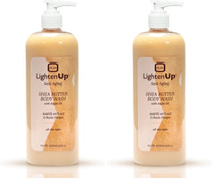 OMIC LightenUp bottle front promotes anti-aging nourishment for soft skin.