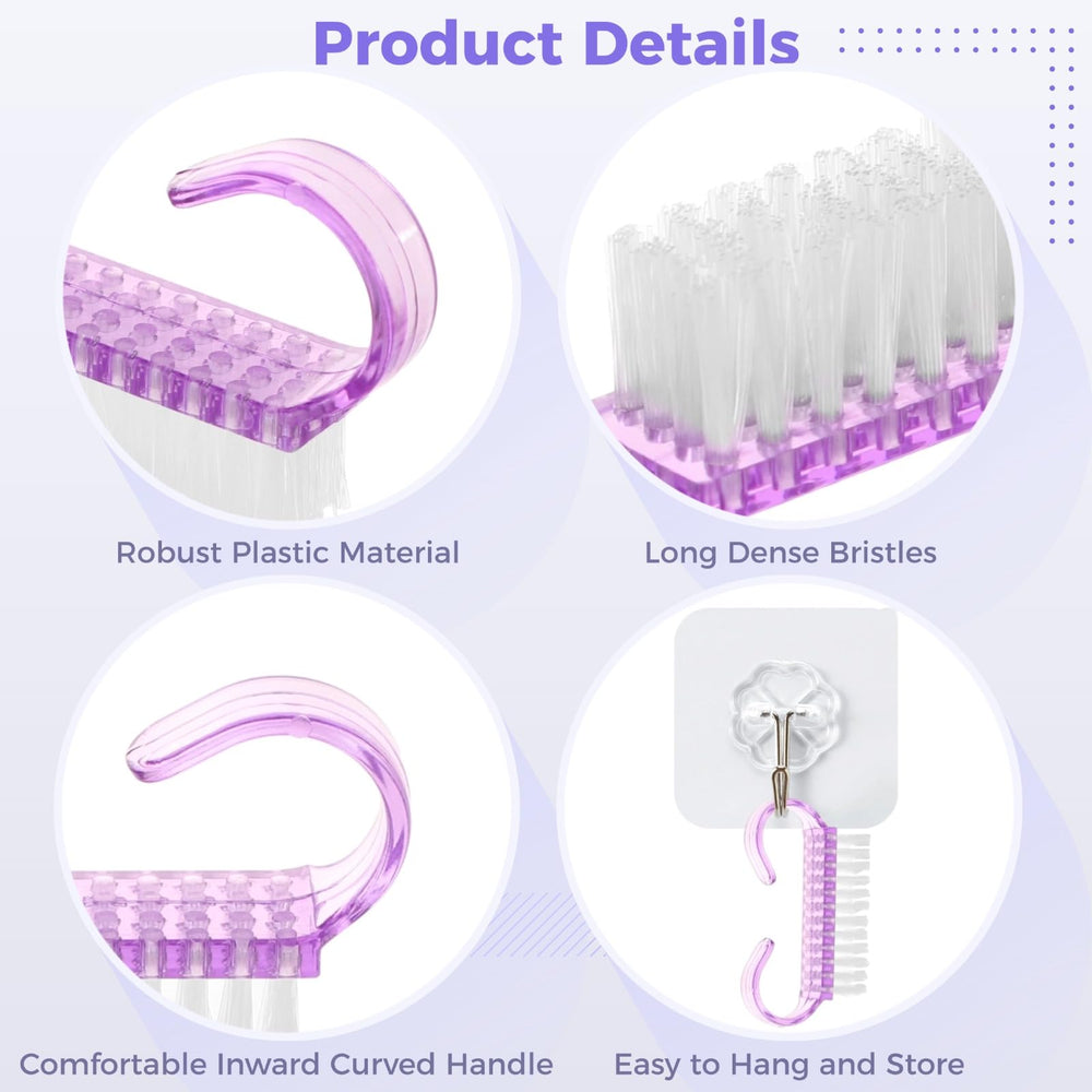 Dense 0.43-inch bristles deliver effective cleaning without scratching