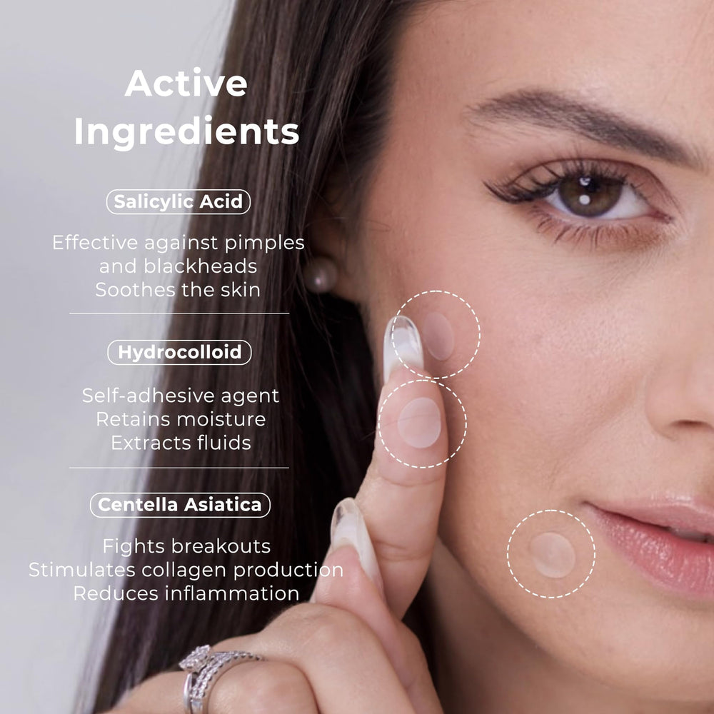 OMMA Zit Patch contains salicylic acid for gentle blemish care
