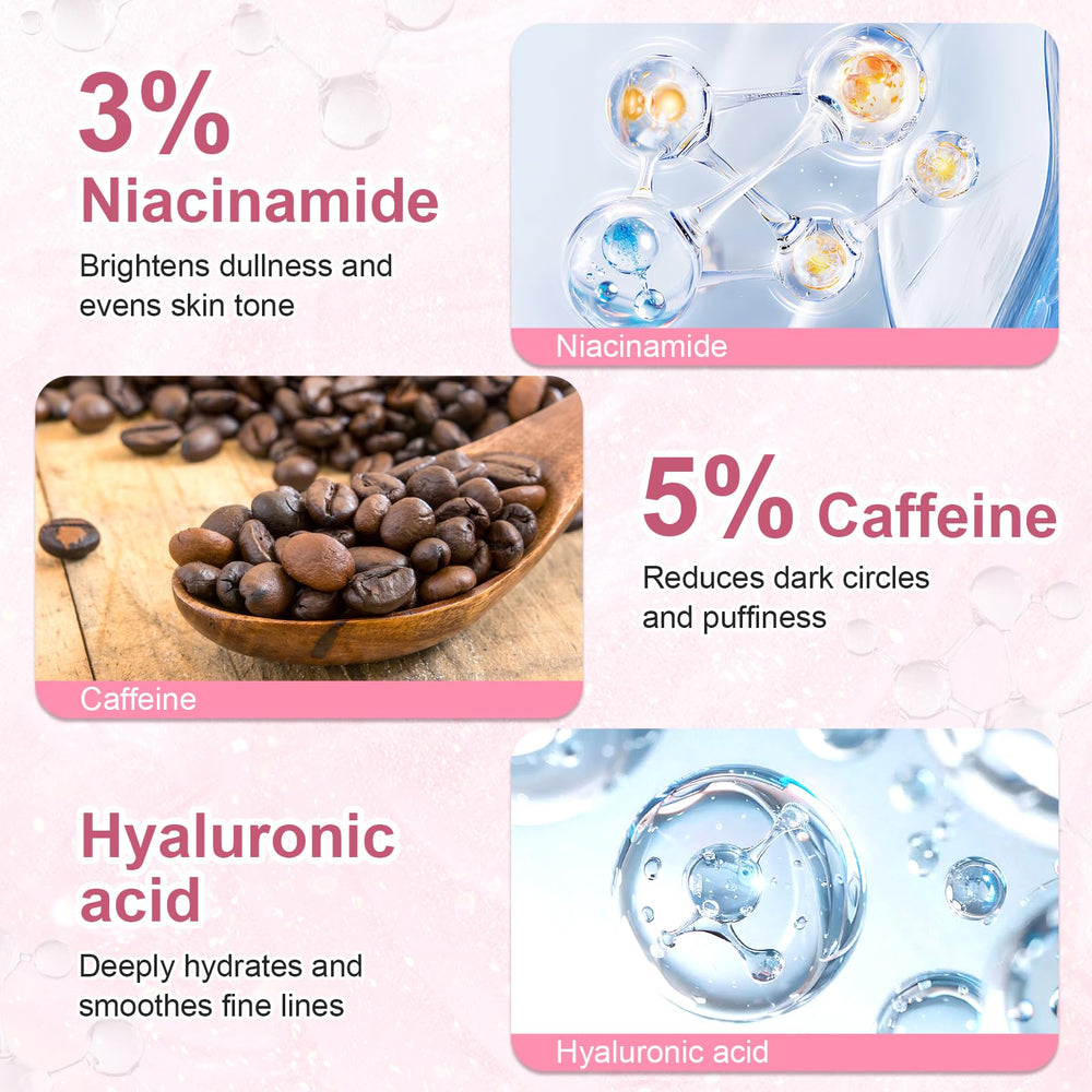 Omplen niacinamide and hyaluronic acid ingredients promise brightening and hydration.