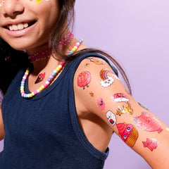 Omy Kawaii tattoos for water-play, durable and mess-free.