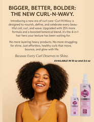 On Natural Curl-N-Wavy curls closeup highlighting defined texture.