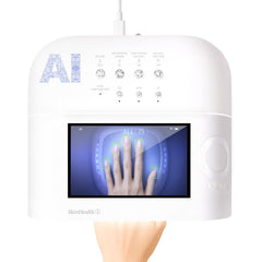 ONAIL AI precision scan live view display shows real-time nail targeting for consistent curing.